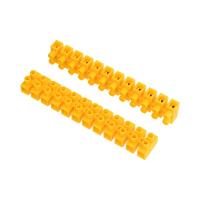 Клеммник ЗВИ 10А 12пар 10мм2 желтый Rexant
