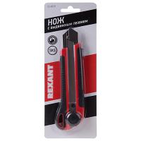 купить Нож технический с выдвижным лезвием 25мм пластик ABS Rexant в Чебоксарах Нож технический с выдвижным лезвием 25мм пластик ABS Rexant