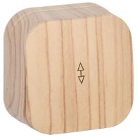 Глори сосна переключатель 1кл открытая 10А IP20 