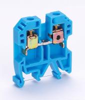 купить Зажим клеммный DIN-рейка 6мм2 50А синий DEKraft в Чебоксарах Зажим клеммный DIN-рейка 6мм2 50А синий DEKraft