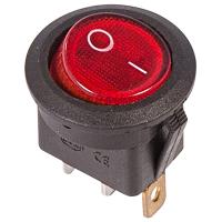 Выключатель RWB-214, SC-214, MIRS-101-8 ON-OFF 6А 250В индикатор красный круглый