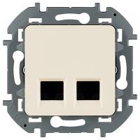 купить Инспириа слоновая кость розетка RJ45 скрытая 2-ая Cat6 UTP в Чебоксарах Инспириа слоновая кость розетка RJ45 скрытая 2-ая Cat6 UTP