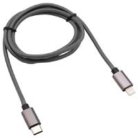 купить Кабель Type-C-Lightning 1м графит  в Чебоксарах Кабель Type-C-Lightning 1м графит