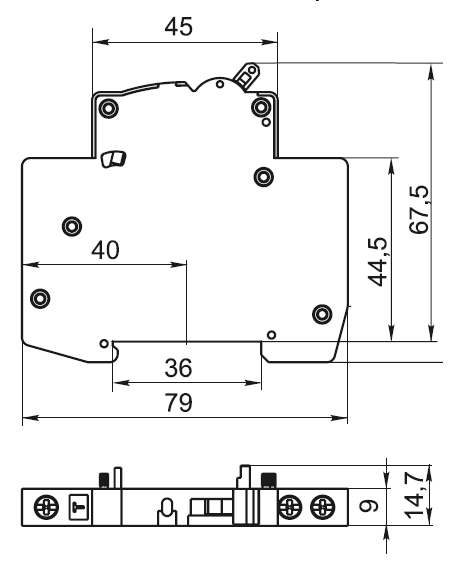 Контакт состояния КСВ 47 новая серия ИЭК