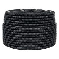 купить Труба гофра 16мм ПНД легкая 100м EKF черный в Чебоксарах Труба гофра 16мм ПНД легкая 100м EKF черный