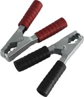 купить Зажим-крокодил 250А красный+черный пвх комплект 2шт в Чебоксарах Зажим-крокодил 250А красный+черный пвх комплект 2шт