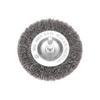 купить Щетка дисковая для дрели, витая стальная проволока, 75мм KRANZ в Чебоксарах Щетка дисковая для дрели, витая стальная проволока, 75мм KRANZ