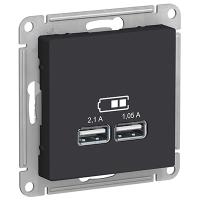 купить Атлас карбон розетка USB A+A скрытая 2-ая 5В/2,1А, 2х5В/1,05А в Чебоксарах Атлас карбон розетка USB A+A скрытая 2-ая 5В/2,1А, 2х5В/1,05А