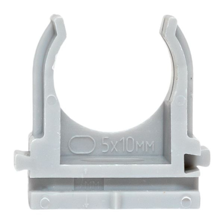 купить Держатель для трубы 20мм серый 100шт EKF  в Чебоксарах Держатель для трубы 20мм серый 100шт EKF