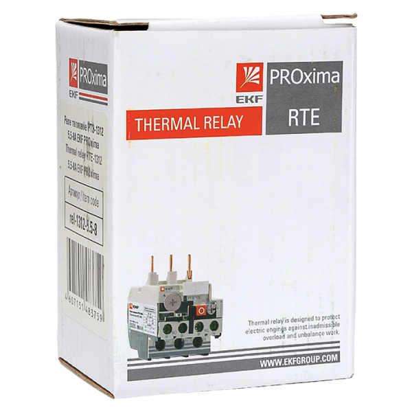 Реле тепловое 5,5-8А РТЭ-1312 EKF PROxima