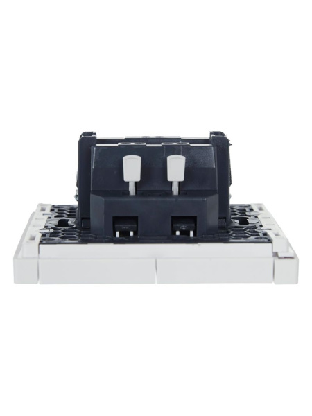 купить Фортепиано белый выключатель 2кл скрытая 10А IP20  в Чебоксарах Фортепиано белый выключатель 2кл скрытая 10А IP20