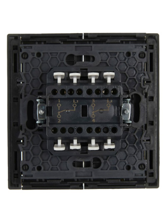 купить Фортепиано серый переключатель 2кл скрытая 10А IP20  в Чебоксарах Фортепиано серый переключатель 2кл скрытая 10А IP20