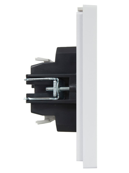 купить Фортепиано белый выключатель 1кл скрытая 10А IP20  в Чебоксарах Фортепиано белый выключатель 1кл скрытая 10А IP20