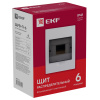 Бокс 6мод встраиваемый белый прозрачная дверь IP41 ЩРВ-П EKF 