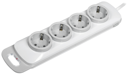 купить Удлинитель 5-мест 1,5м ПВС 3*1 белый выкл 2*USB IEK   в Чебоксарах Удлинитель 5-мест 1,5м ПВС 3*1 белый выкл 2*USB IEK