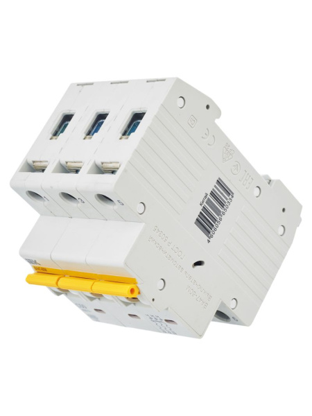 купить Автомат 3Р 50А C 6кА ВА47-60М IEK  в Чебоксарах Автомат 3Р 50А C 6кА ВА47-60М IEK