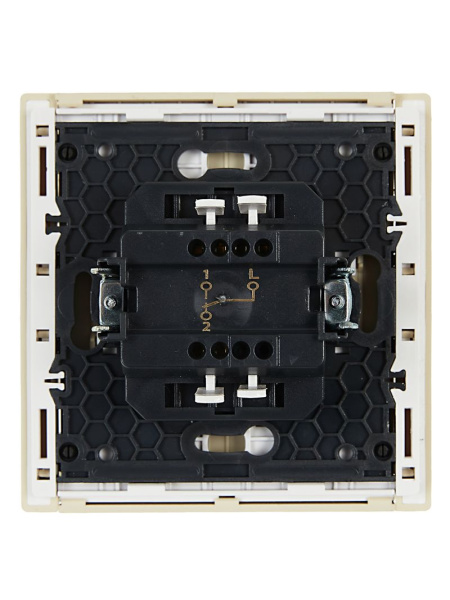 купить Фортепиано ваниль переключатель 1кл скрытая 10А IP20  в Чебоксарах Фортепиано ваниль переключатель 1кл скрытая 10А IP20