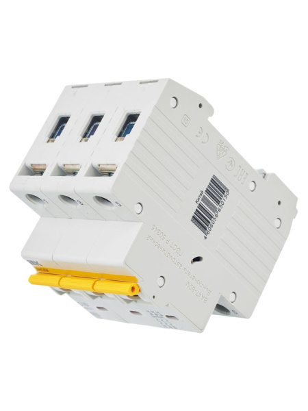 купить Автомат 3Р 10А C 6кА ВА47-60М IEK в Чебоксарах Автомат 3Р 10А C 6кА ВА47-60М IEK