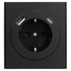 купить MIELE STRONG Розетка 1-ая с/з с/у з/ш 16А с USB A+C быстрой зарядки 5В/3А антрацит KRANZ в Чебоксарах MIELE STRONG Розетка 1-ая с/з с/у з/ш 16А с USB A+C быстрой зарядки 5В/3А антрацит KRANZ