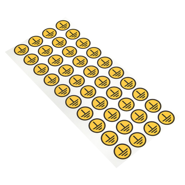 купить Самоклеящаяся этикетка "Заземление" 20*20мм EKF в Чебоксарах Самоклеящаяся этикетка "Заземление" 20*20мм EKF