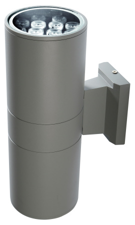 купить Светильник настенный свд 24Вт 6500К 2160лм IP65 серый металл в Чебоксарах Светильник настенный свд 24Вт 6500К 2160лм IP65 серый металл