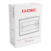 Бокс 12мод встраиваемый  белый черная прозрачная дверь IP40 FRAME DKC 