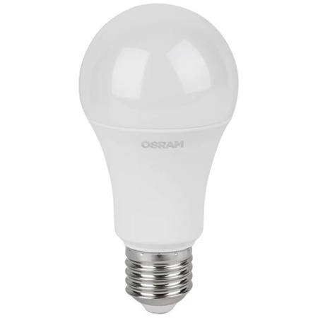 Лампа светодиодная 220В Е27 25Вт 4000К 2000лм стандарт A70 матовая Osram LED Value black