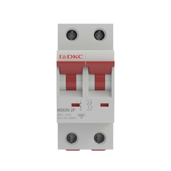 Автомат 2Р 20А C 6кА MD63N DKC YON max 
