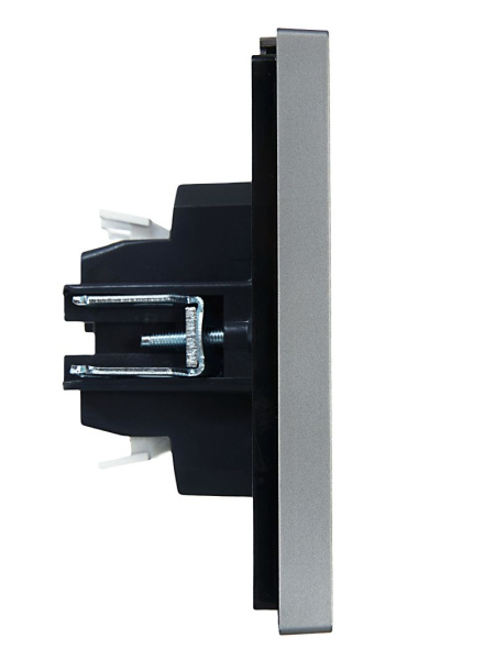 купить Фортепиано сталь переключатель 2кл скрытая 10А IP20  в Чебоксарах Фортепиано сталь переключатель 2кл скрытая 10А IP20