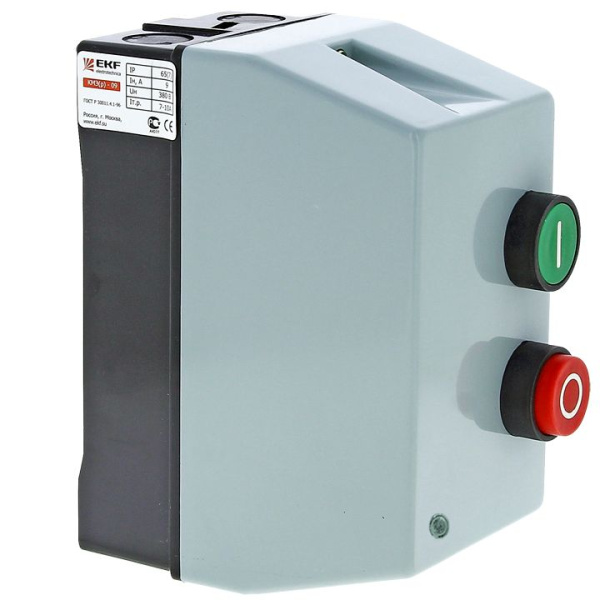 Пускатель 12А 380В IP65 КМЭ EKF с РТЭ Ir-9-13А с индик.