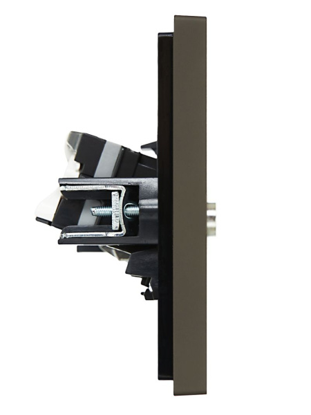 купить Фортепиано серый механизм RJ45+TV скрытая 2-ая  в Чебоксарах Фортепиано серый механизм RJ45+TV скрытая 2-ая