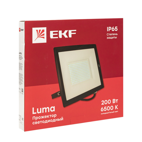 купить Прожектор свд 200Вт 6500К 16000лм черный IP65 110° Basic EKF  в Чебоксарах Прожектор свд 200Вт 6500К 16000лм черный IP65 110° Basic EKF