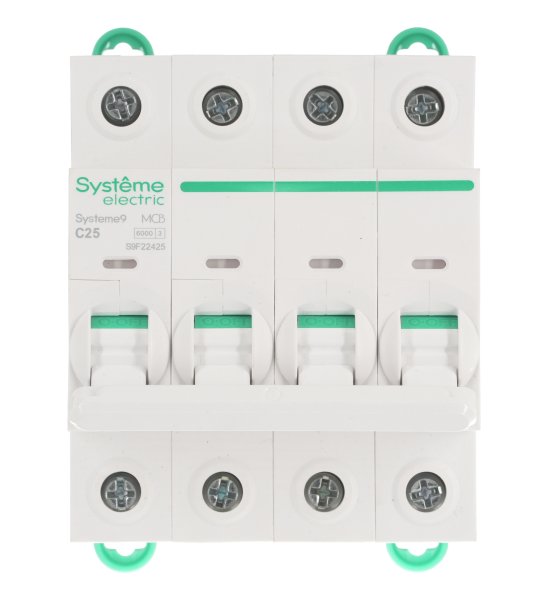 Автомат 4Р 25А C 6кА S9FN Systeme Electric Systeme9 