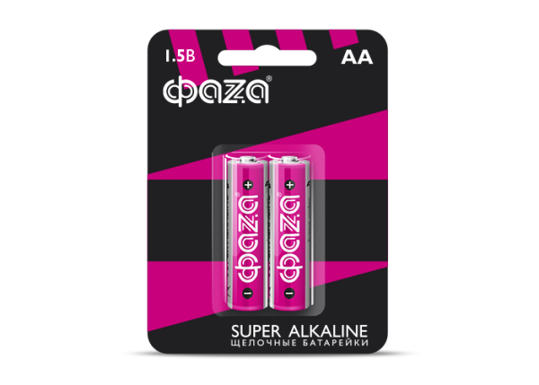 купить Батарейка AA(пальчик) алкалиновая BL2 ФАZA Super в Чебоксарах Батарейка AA(пальчик) алкалиновая BL2 ФАZA Super