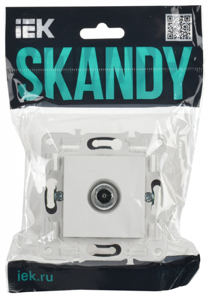 купить SKANDY Роз. TV оконечная SK-A12W арк. бел. IEK в Чебоксарах SKANDY Роз. TV оконечная SK-A12W арк. бел. IEK