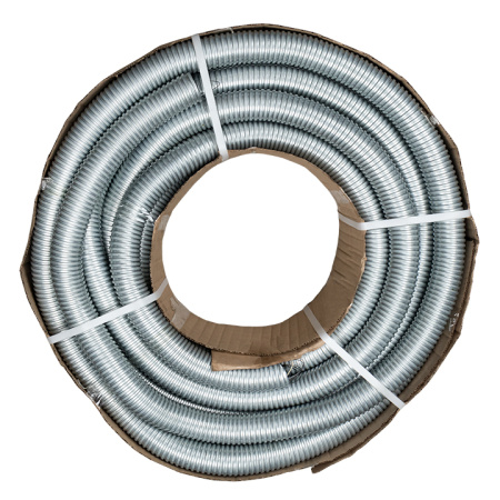 купить Металлорукав 38мм сталь IP00 Р3-ЦХ с протяжкой EKF 25м в Чебоксарах Металлорукав 38мм сталь IP00 Р3-ЦХ с протяжкой EKF 25м