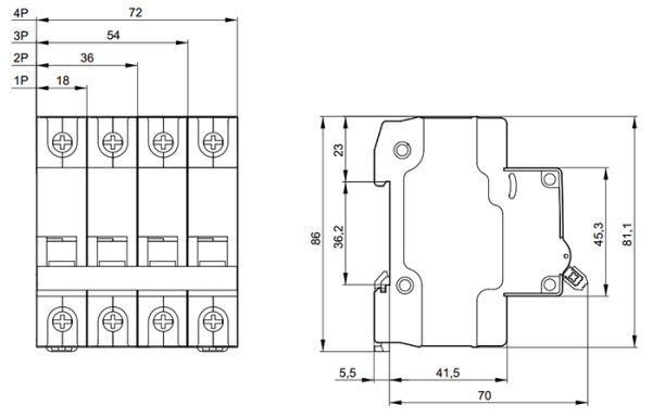 Автомат 1Р 16А C 4,5кА ВА47-29М GENERICA (IEK) 