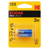 купить Батарейка CR123(CR123A) литиевая BL1 Kodak в Чебоксарах Батарейка CR123(CR123A) литиевая BL1 Kodak