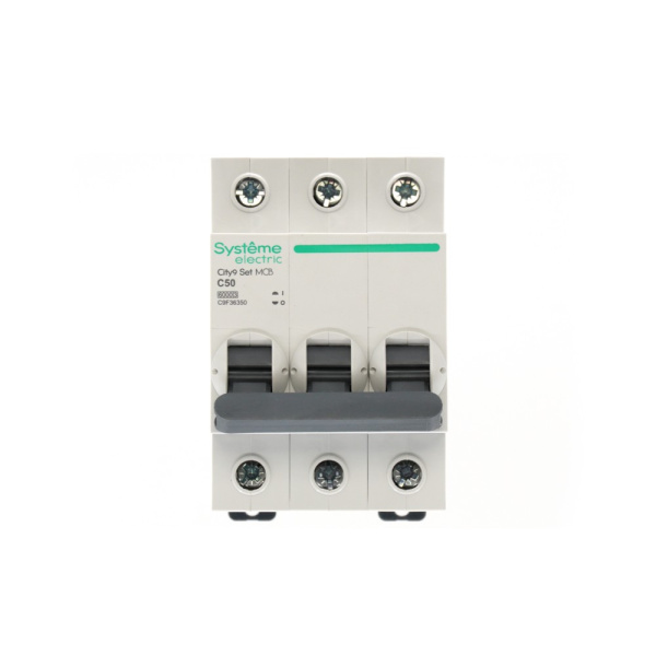 Автомат 3Р 50А C 6кА City9 Systeme Electric