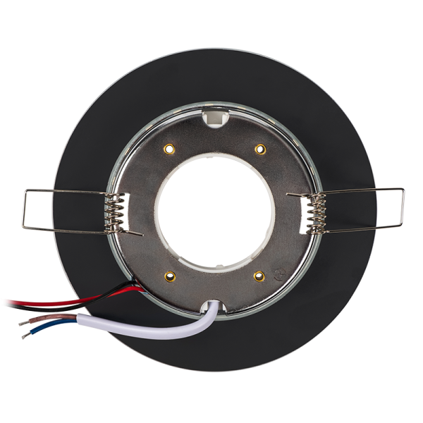 купить Светильник точечный GX53 круг хром/прозрачный встраиваемый подсветка Jazzway декор в Чебоксарах Светильник точечный GX53 круг хром/прозрачный встраиваемый подсветка Jazzway декор