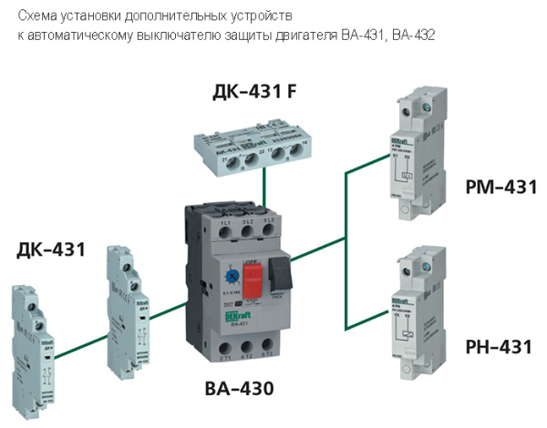 купить Автомат защиты двигателя 1,6-2,5А ВА-431 Schneider Electric в Чебоксарах Автомат защиты двигателя 1,6-2,5А ВА-431 Schneider Electric