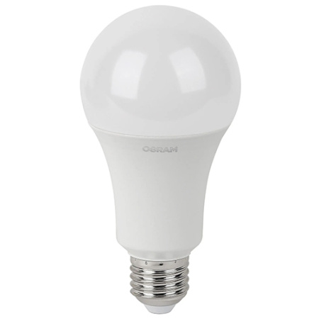 Лампа светодиодная 220В Е27 25Вт 6500К 2000лм стандарт A70 матовая Osram LED Value black