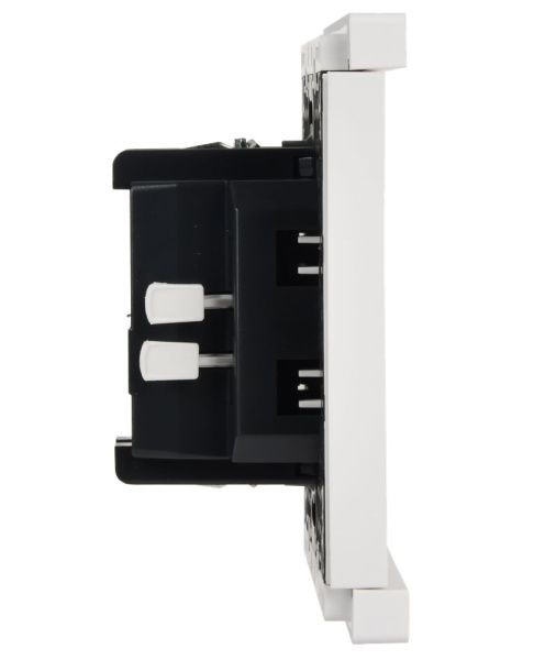 купить Фортепиано белый выключатель кнопочный 1кл скрытая 10А IP20  в Чебоксарах Фортепиано белый выключатель кнопочный 1кл скрытая 10А IP20