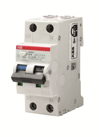 Дифавтомат 2Р 32А C 30мА 6кА DS201 2мод ABB