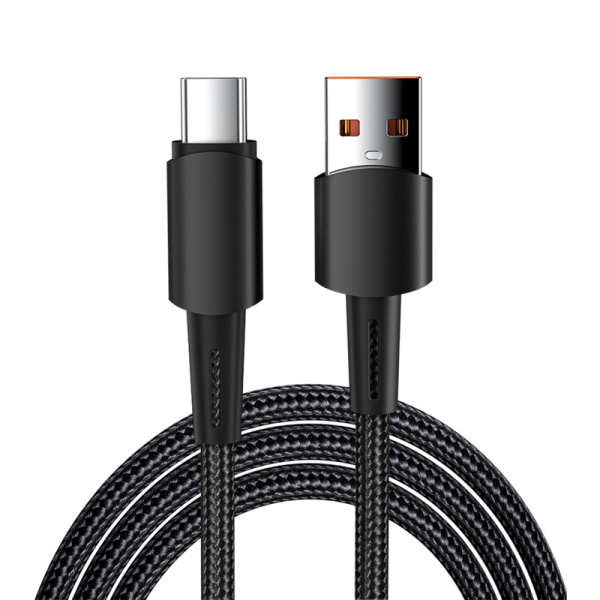 купить Кабель USB-A -Type-C 1м черный 6А Rexant в Чебоксарах Кабель USB-A -Type-C 1м черный 6А Rexant