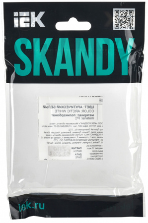 купить SKANDY Рамка 1-мест. SK-F01W арк. бел. IEK в Чебоксарах SKANDY Рамка 1-мест. SK-F01W арк. бел. IEK