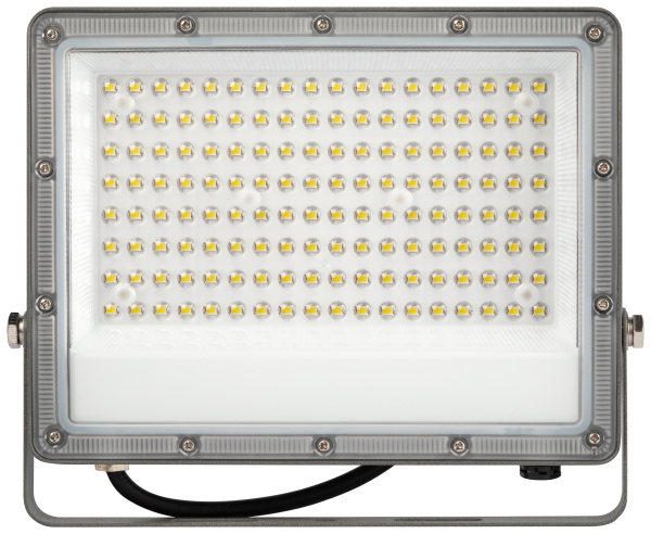 Прожектор свд 100Вт 6500К 10000лм серый IP65 90° ЭРА PRO LPR-063