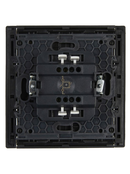 купить Фортепиано серый выключатель 1кл с подсветкой скрытая 10А IP20  в Чебоксарах Фортепиано серый выключатель 1кл с подсветкой скрытая 10А IP20