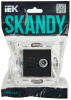 купить SKANDY Роз. двойная TV+RJ45 кат.5E SK-A14Bl черн. IEK в Чебоксарах SKANDY Роз. двойная TV+RJ45 кат.5E SK-A14Bl черн. IEK