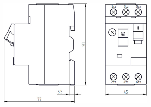 купить Автомат защиты двигателя 20-25А ПРК32 КЭАЗ в Чебоксарах Автомат защиты двигателя 20-25А ПРК32 КЭАЗ